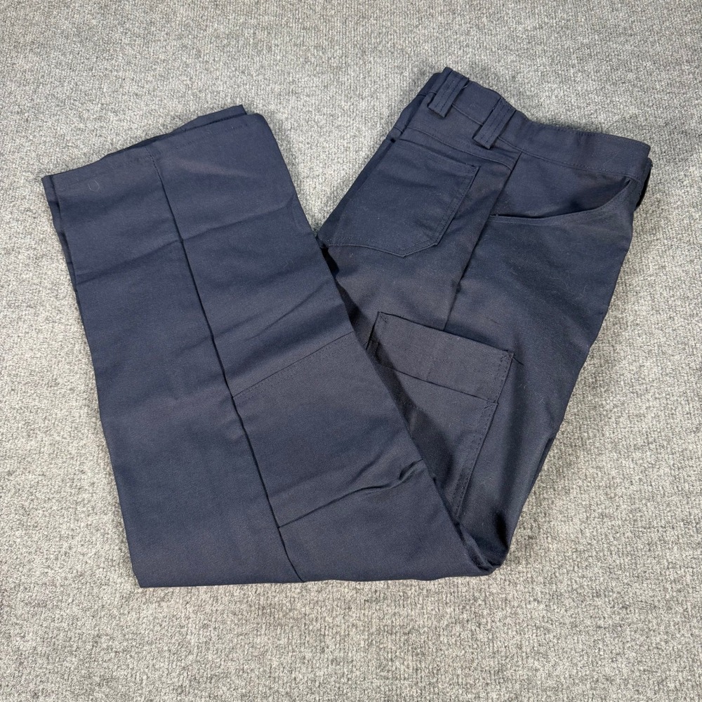 Red Kap Mens Performance Shop Pants Blue Cargo Work Trousers PT2ANV3 32x32 #4614